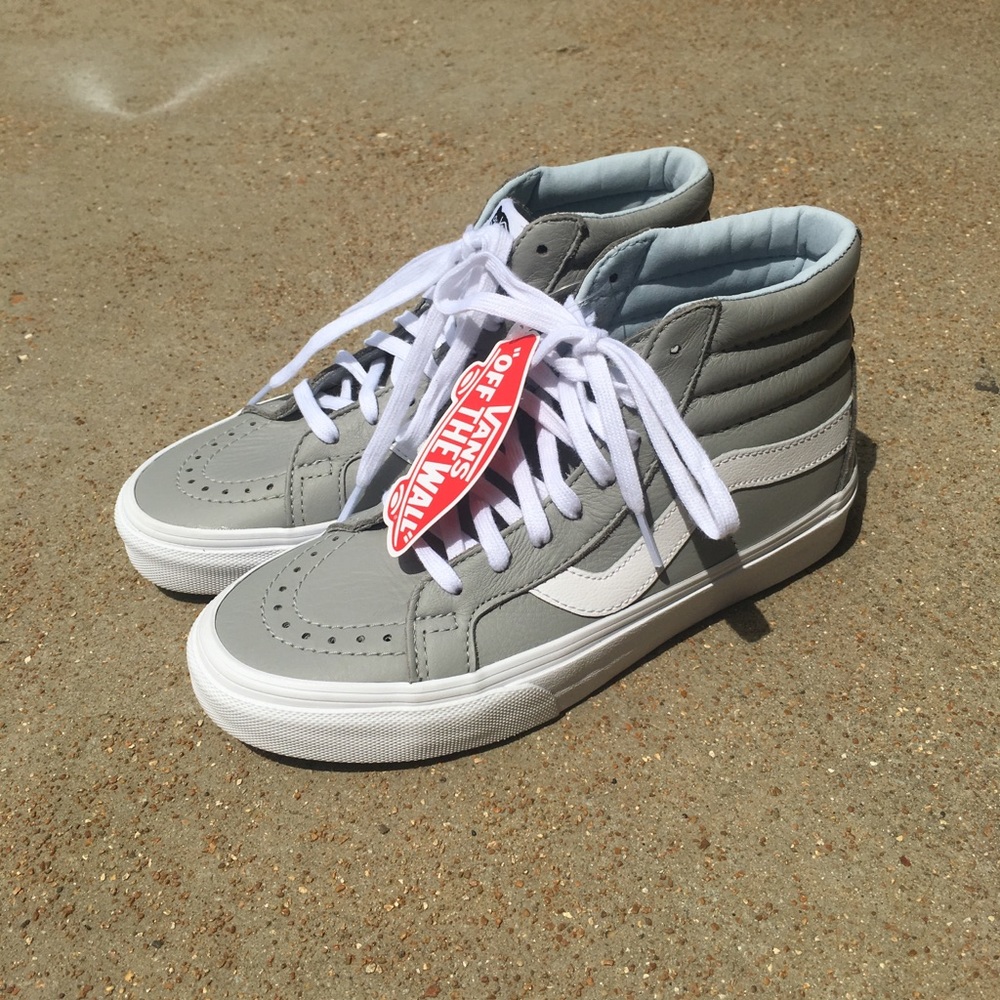 leather sk8 top vans
